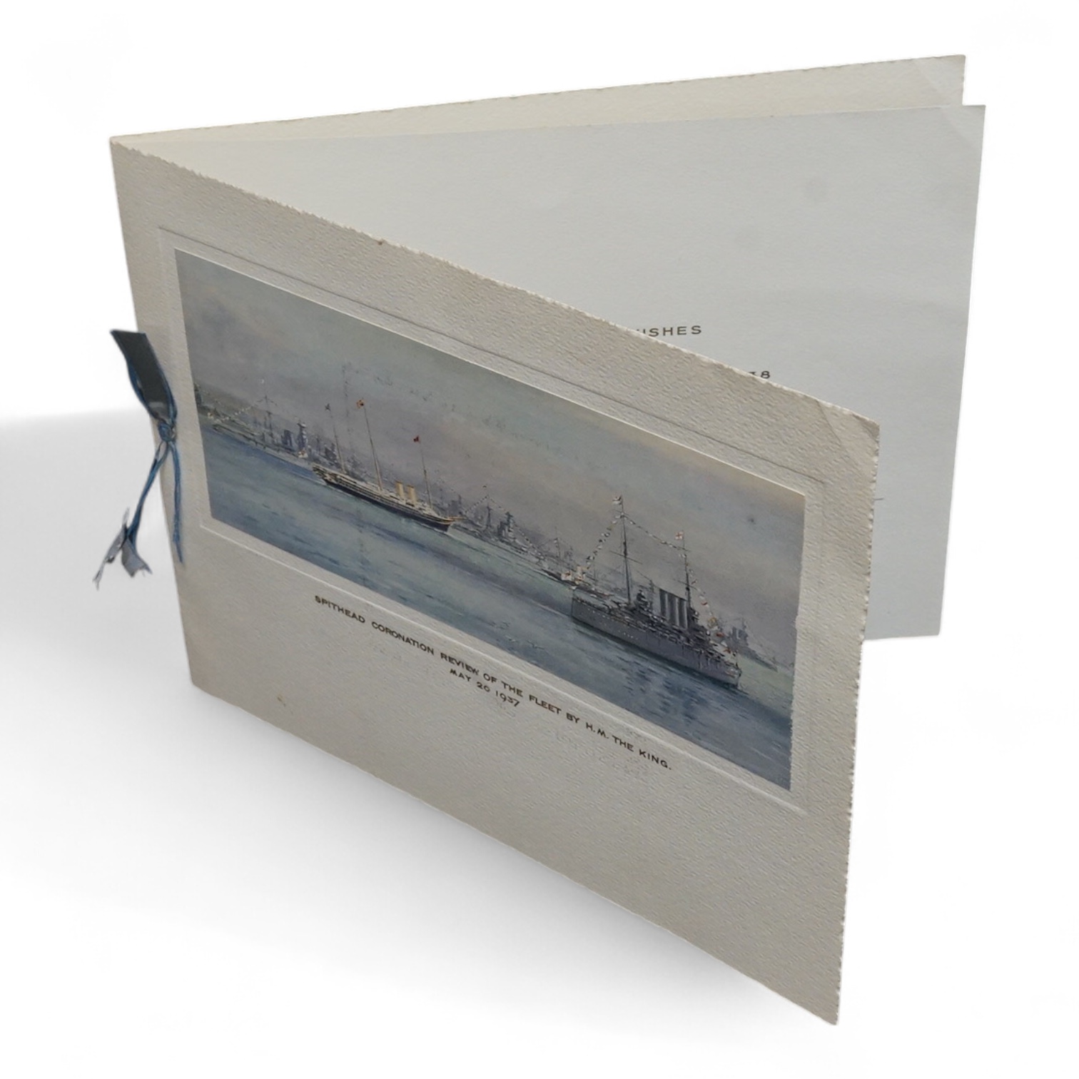 A George VI and Elizabeth R autographed Spithead Coronation Review of the Fleet 1937 booklet
